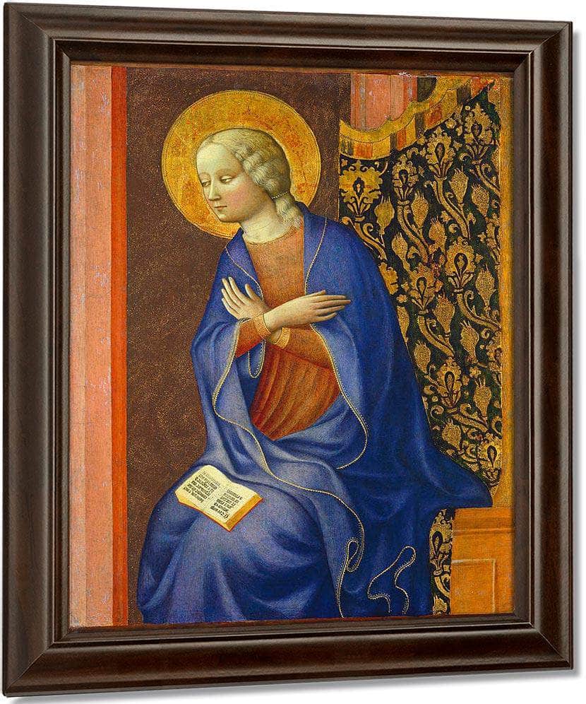 The Virgin Annunciate By Tommaso Masolino Da Panicale Fine Art Print