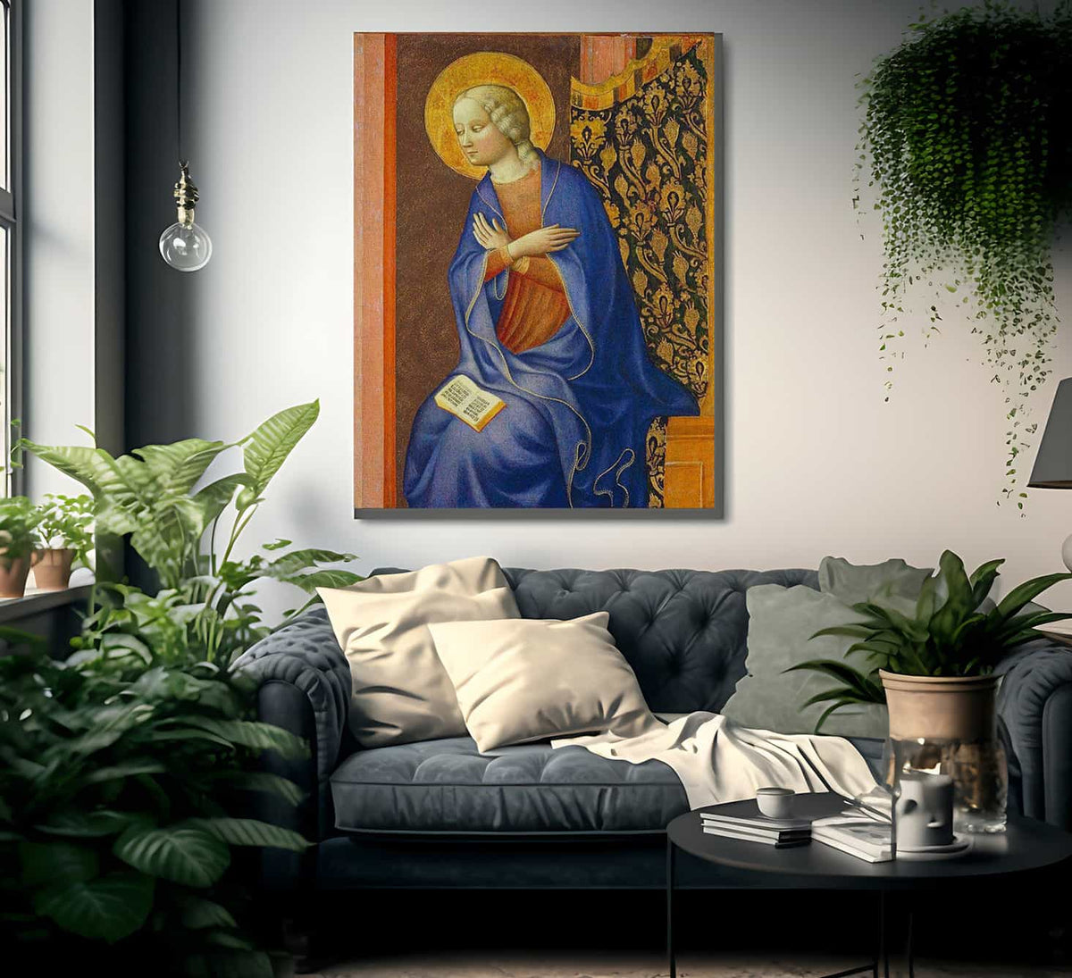 The Virgin Annunciate By Tommaso Masolino Da Panicale Fine Art Print