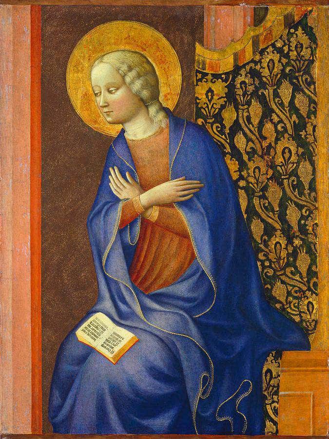 The Virgin Annunciate By Tommaso Masolino Da Panicale Fine Art Print