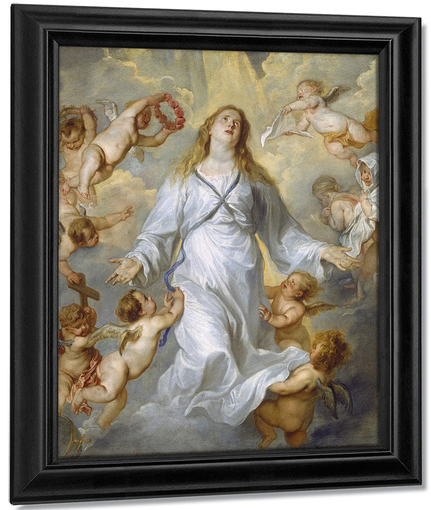The Virgin As Intercessor By Anthony Van Dyck Fine Art Print