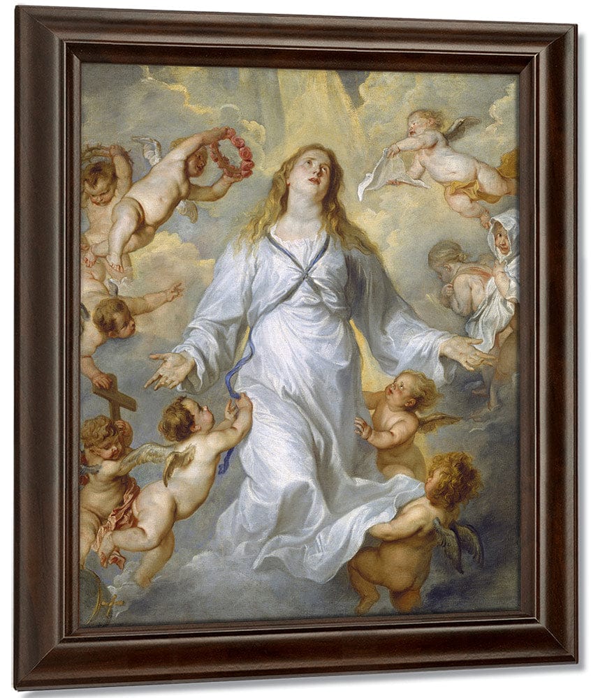 The Virgin As Intercessor By Anthony Van Dyck Fine Art Print