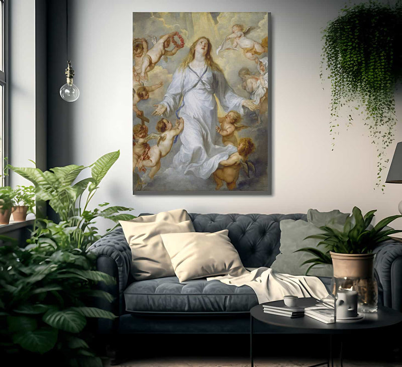 The Virgin As Intercessor By Anthony Van Dyck Fine Art Print