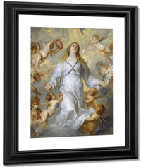 The Virgin As Intercessor By Anthony Van Dyck Fine Art Print