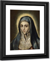 The Virgin Mary 1597 52X41Cm Museo Del Prado P00829 By El Greco Fine Art Print