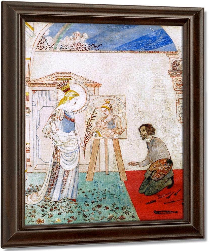 The Virgin Of Consolation By James Ensor Fine Art Print