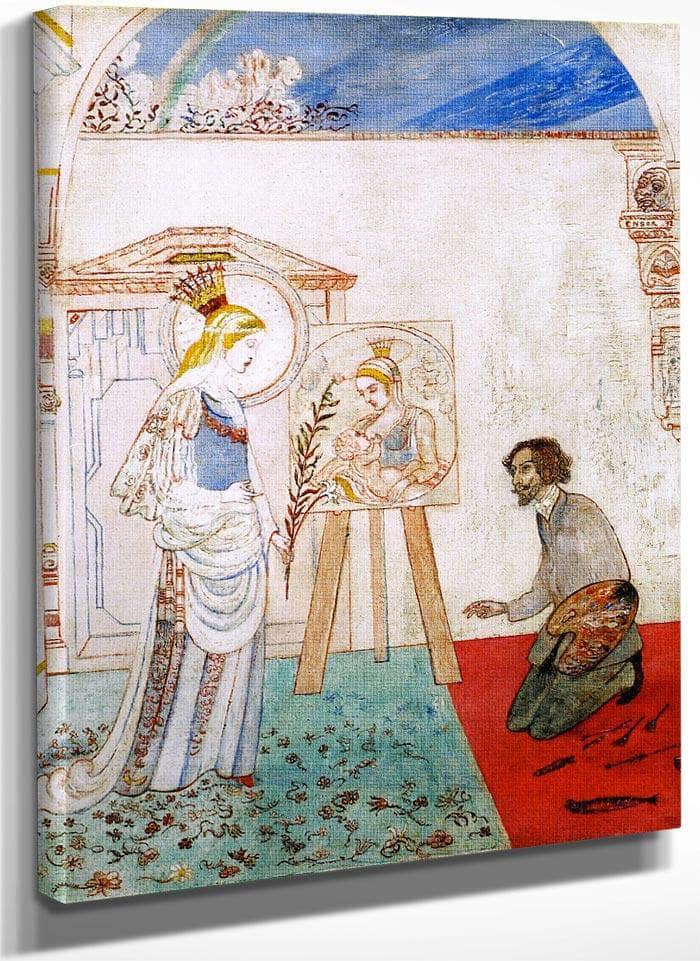 The Virgin Of Consolation By James Ensor Fine Art Print