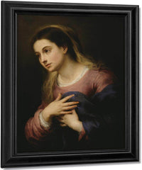The Virgin Of The Annunciation By Bartolome Esteban Murillo Fine Art Print