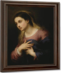 The Virgin Of The Annunciation By Bartolome Esteban Murillo Fine Art Print