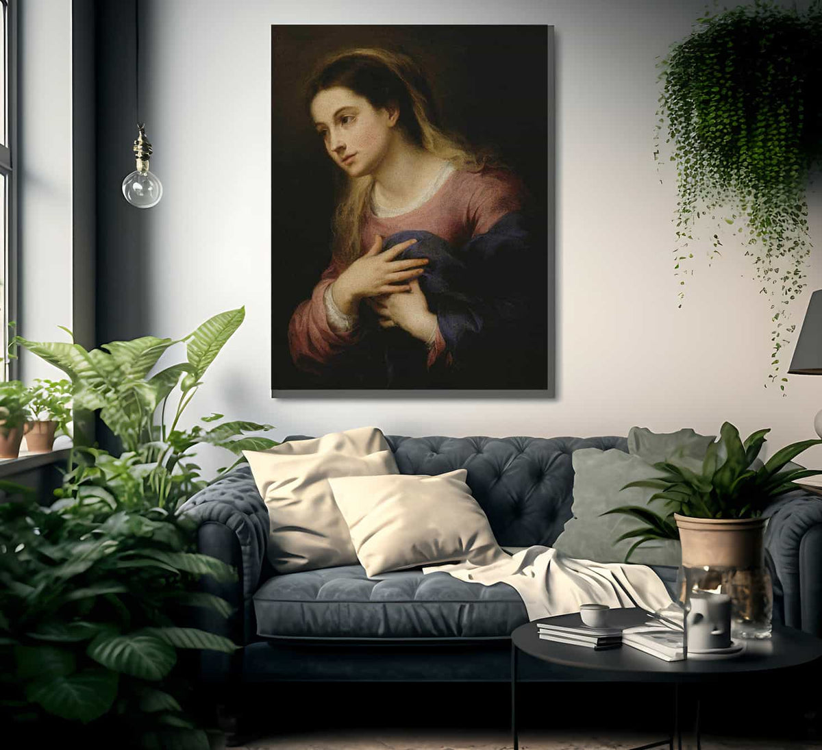 The Virgin Of The Annunciation By Bartolome Esteban Murillo Fine Art Print
