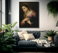 The Virgin Of The Annunciation By Bartolome Esteban Murillo Fine Art Print