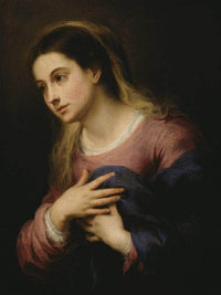 The Virgin Of The Annunciation By Bartolome Esteban Murillo Fine Art Print