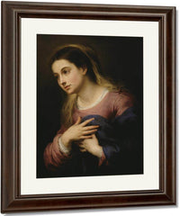 The Virgin Of The Annunciation By Bartolome Esteban Murillo Fine Art Print