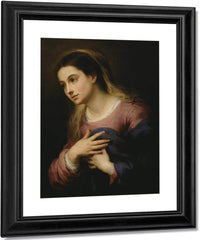 The Virgin Of The Annunciation By Bartolome Esteban Murillo Fine Art Print
