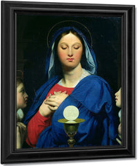 The Virgin Of The Host By Jean Auguste Dominique Ingres Fine Art Print