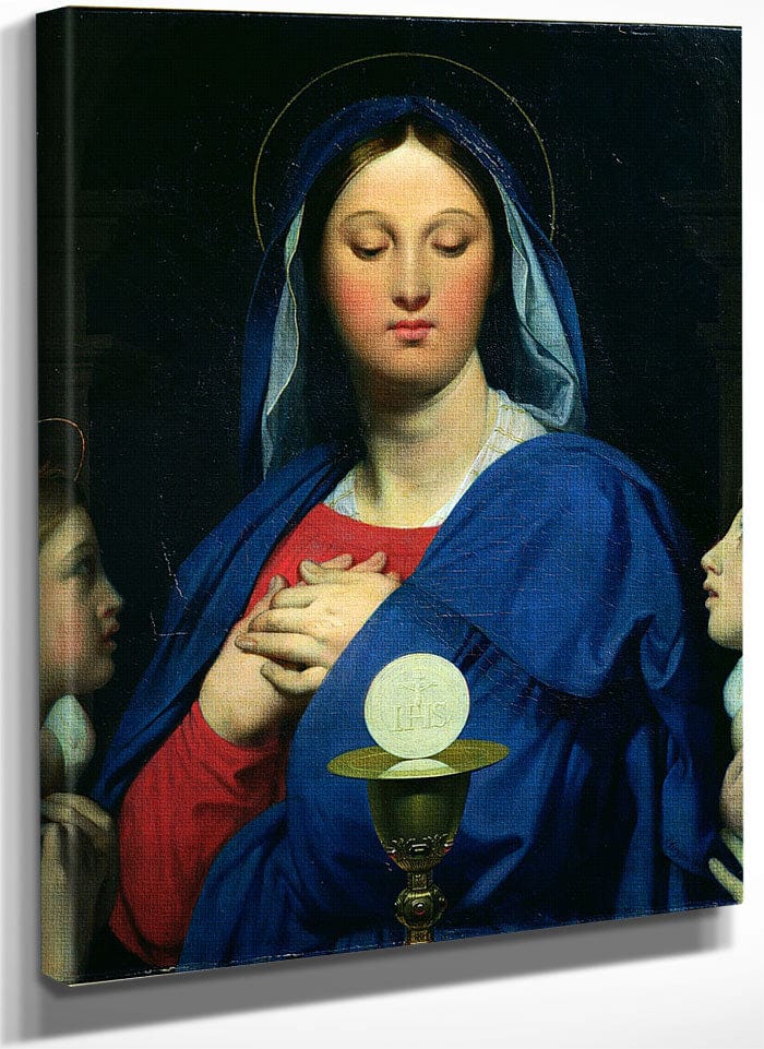 The Virgin Of The Host By Jean Auguste Dominique Ingres Fine Art Print