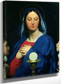 The Virgin Of The Host By Jean Auguste Dominique Ingres Fine Art Print
