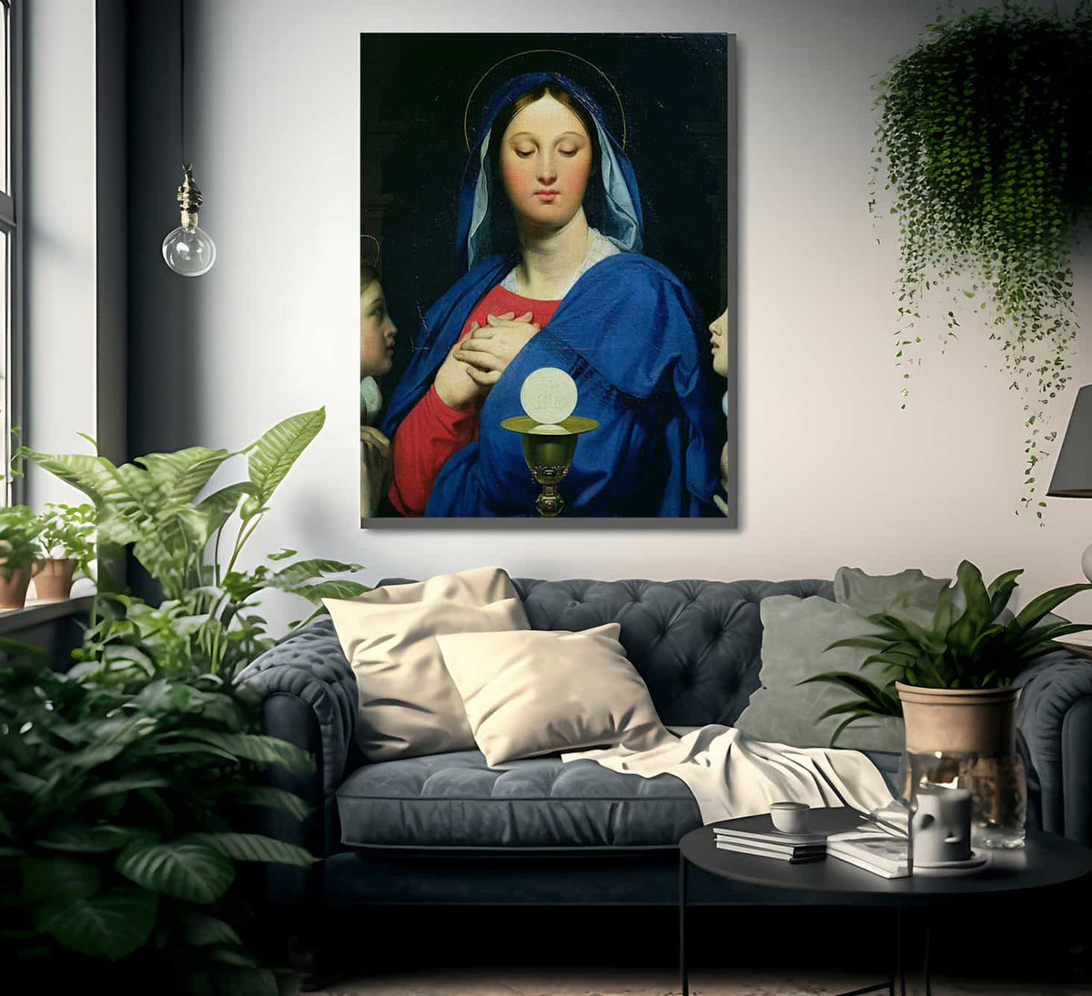 The Virgin Of The Host By Jean Auguste Dominique Ingres Fine Art Print