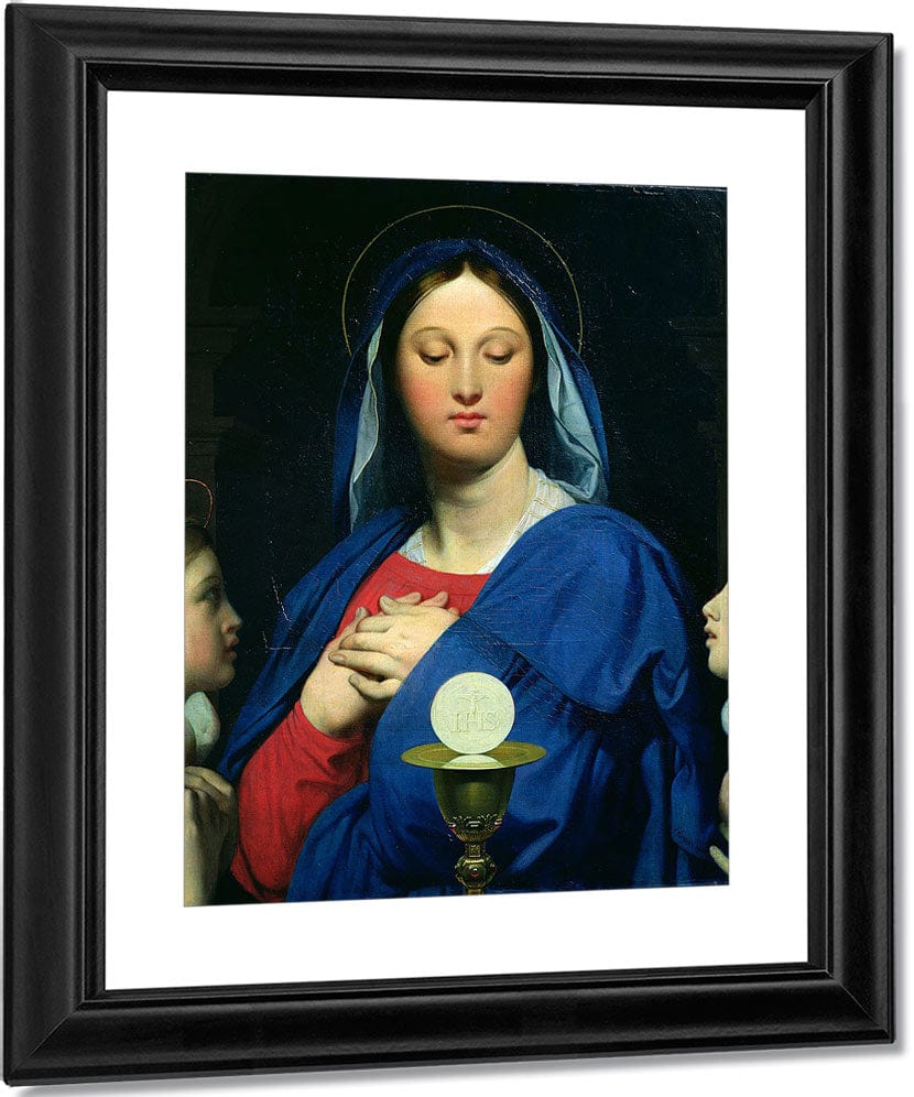 The Virgin Of The Host By Jean Auguste Dominique Ingres Fine Art Print