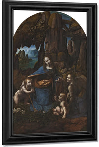The Virgin Of The Rocks By Leonardo Da Vinci Fine Art Print