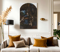 The Virgin Of The Rocks By Leonardo Da Vinci Fine Art Print