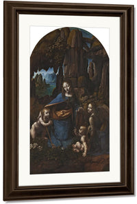 The Virgin Of The Rocks By Leonardo Da Vinci Fine Art Print