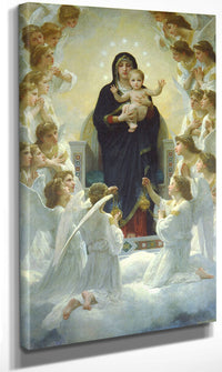 The Virgin With Angels 1900 By William Adolphe Bouguereau Fine Art Print