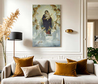 The Virgin With Angels 1900 By William Adolphe Bouguereau Fine Art Print