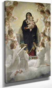 The Virgin With Angels By William Adolphe Bouguereau Fine Art Print