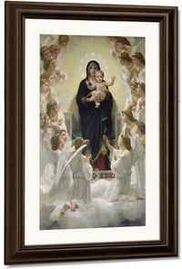 The Virgin With Angels By William Adolphe Bouguereau Fine Art Print