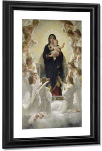 The Virgin With Angels By William Adolphe Bouguereau Fine Art Print