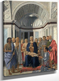 The Virgin With Child Angels And Saints 1474 By Piero Della Francesca Fine Art Print