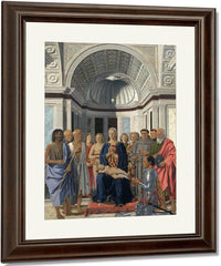 The Virgin With Child Angels And Saints 1474 By Piero Della Francesca Fine Art Print
