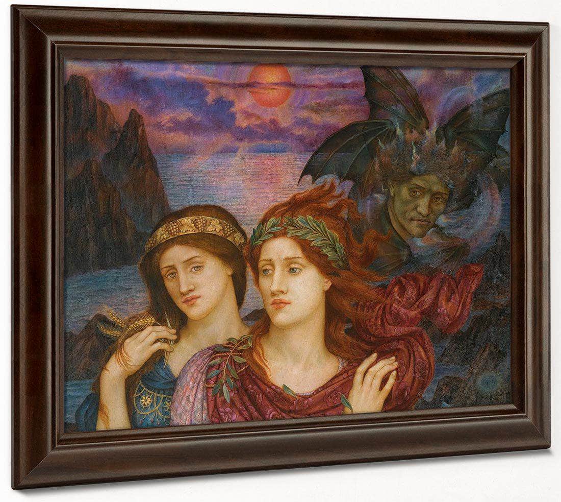 The Vision 1914 By Evelyn De Morgan Fine Art Print
