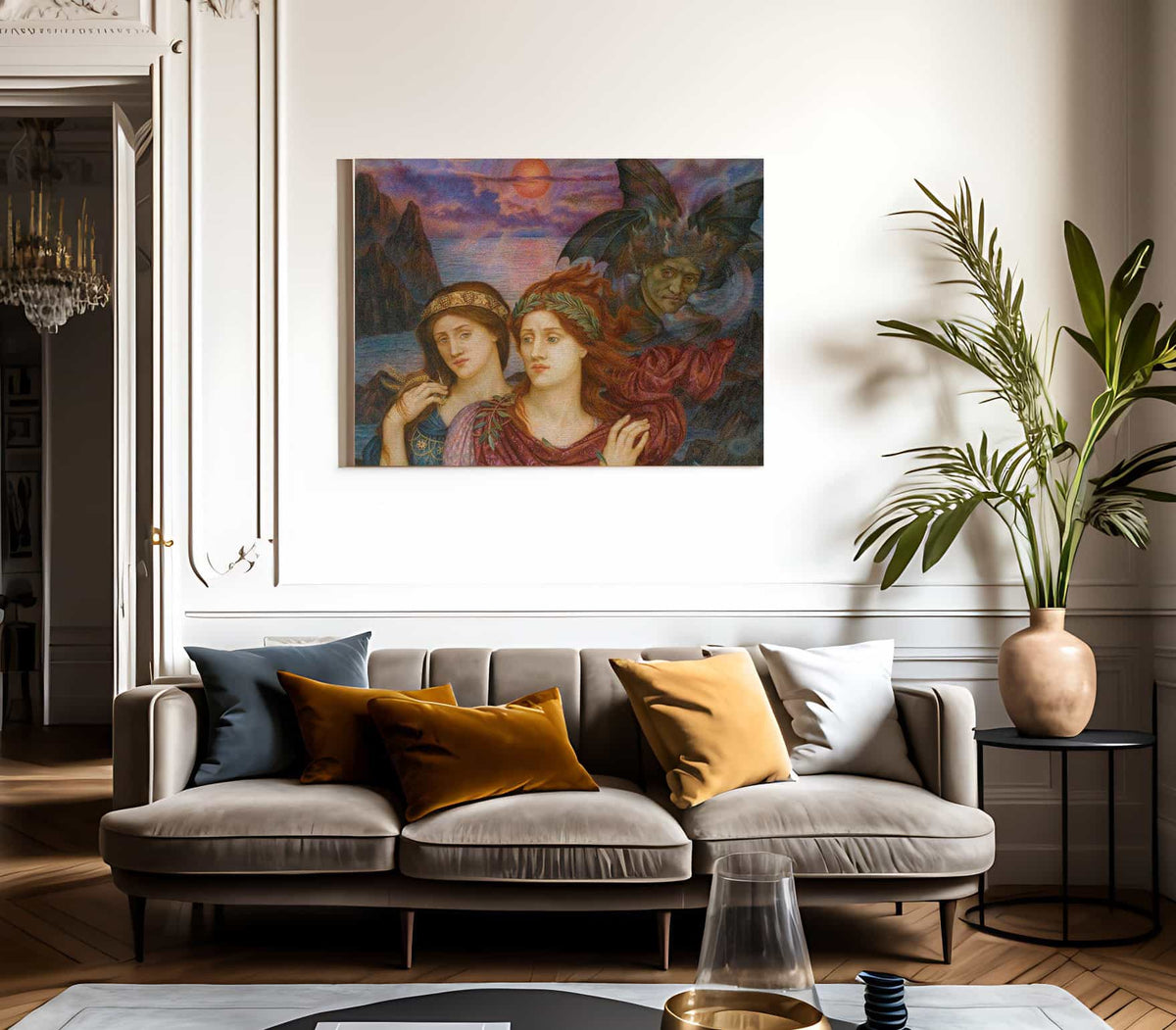 The Vision 1914 By Evelyn De Morgan Fine Art Print