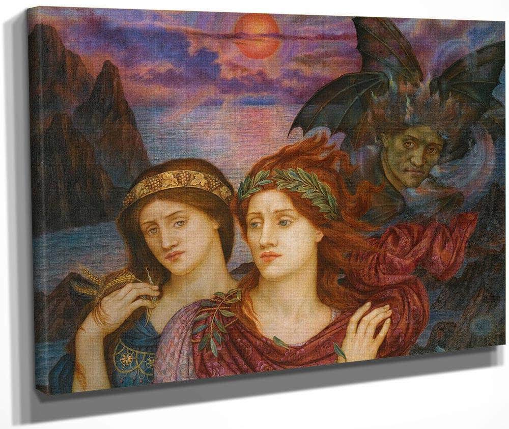The Vision 1914 By Evelyn De Morgan Fine Art Print