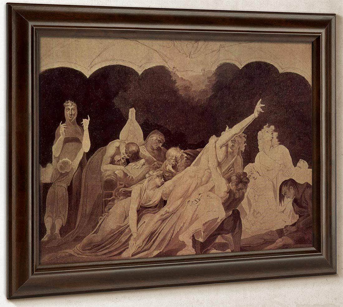 The Vision In The Asylum By Henry Fuseli Fine Art Print