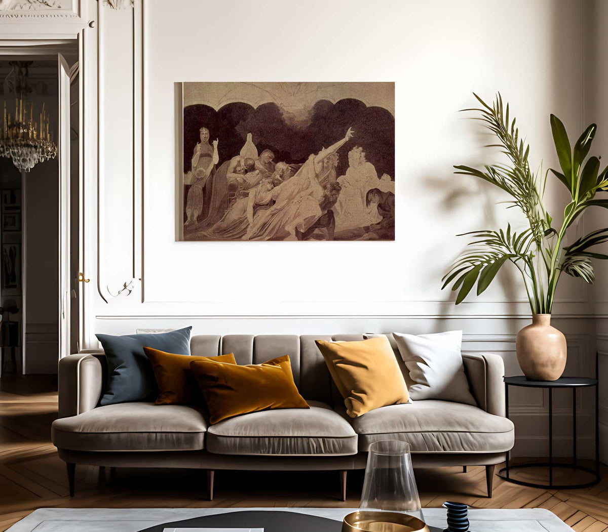 The Vision In The Asylum By Henry Fuseli Fine Art Print