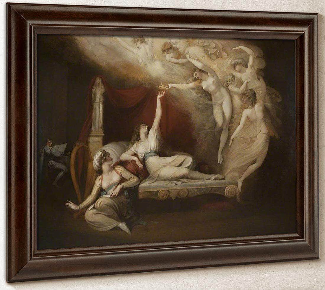 The Vision Of Catherine Of Aragon By Henry Fuseli Fine Art Print