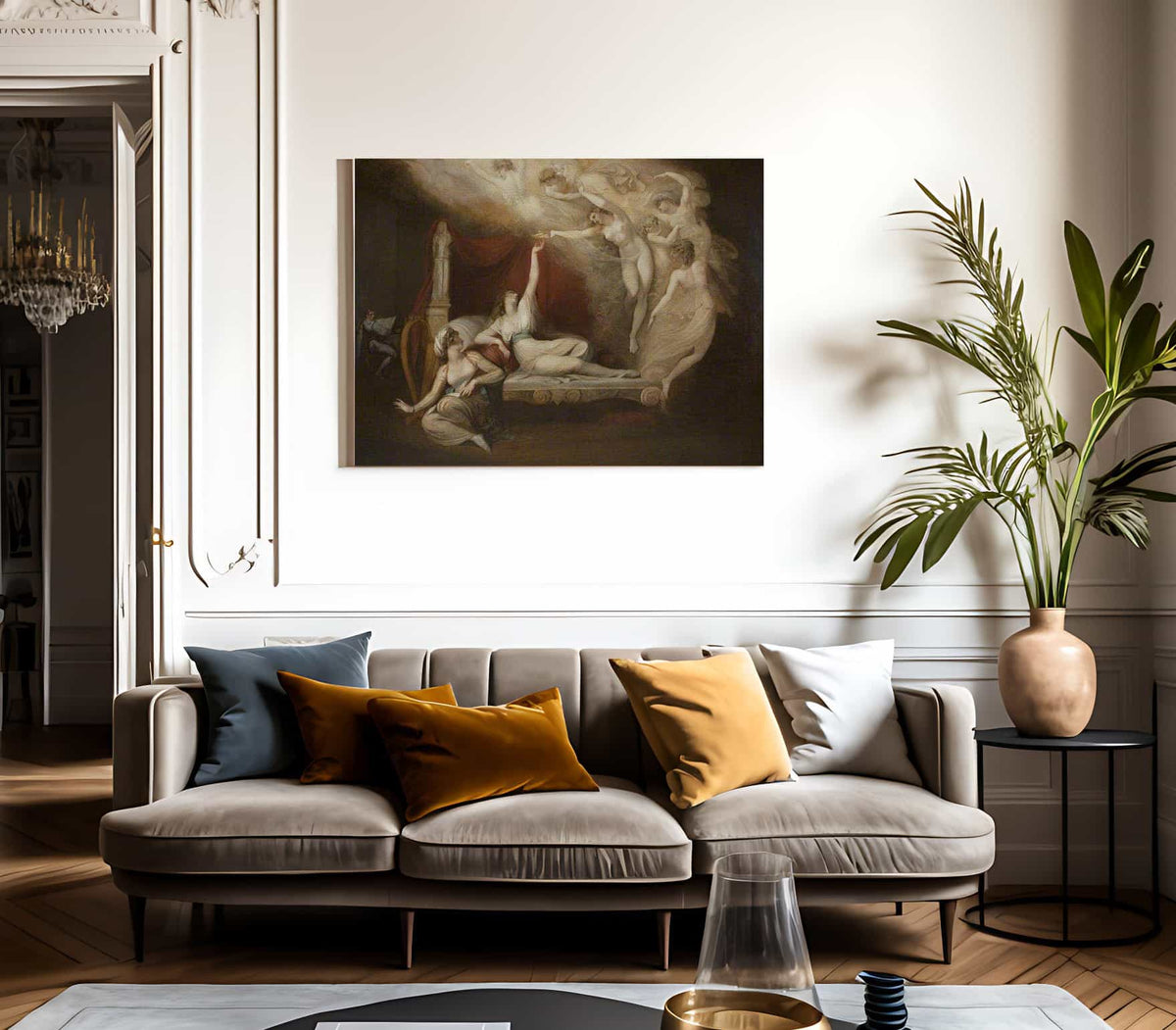 The Vision Of Catherine Of Aragon By Henry Fuseli Fine Art Print