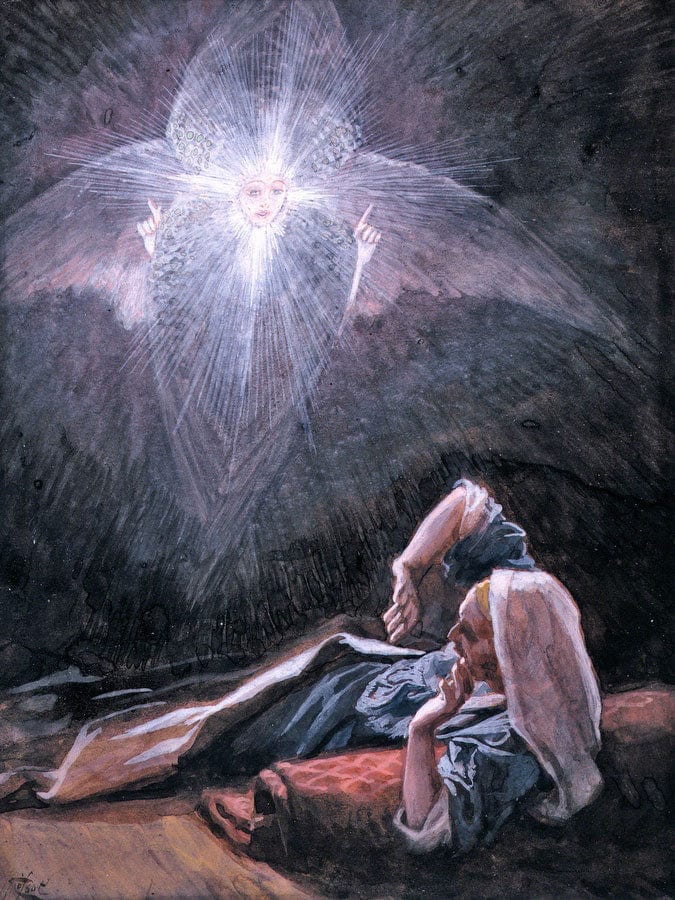 The Vision Of Saint Joseph By James Tissot Fine Art Print