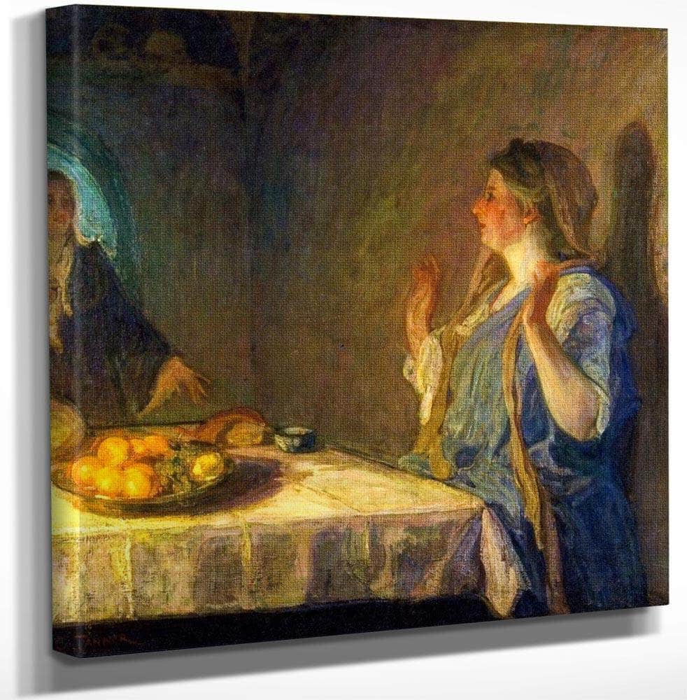 The Visitation By Henry Ossawa Tanner Fine Art Print