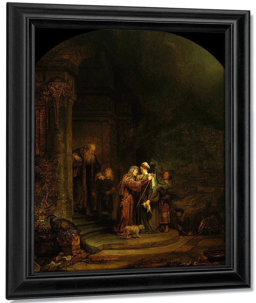 The Visitation By Rembrandt Fine Art Print