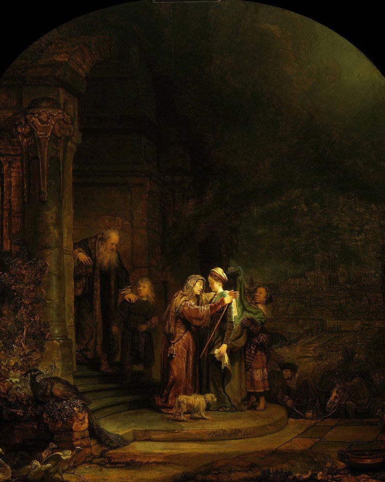 The Visitation By Rembrandt Fine Art Print