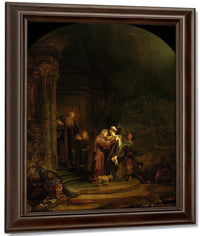 The Visitation By Rembrandt Fine Art Print