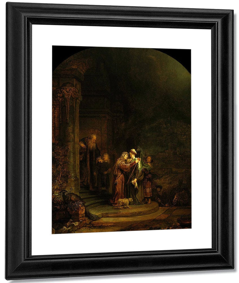 The Visitation By Rembrandt Fine Art Print