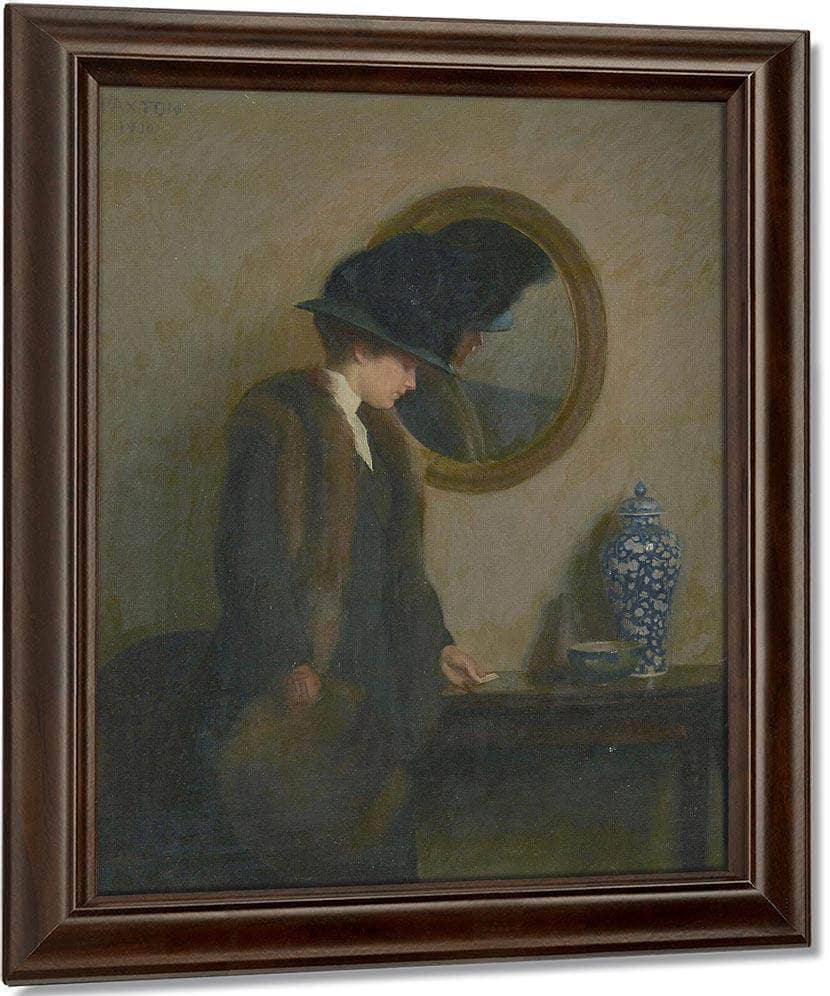 The Visitor By William Mcgregor Paxton Fine Art Print