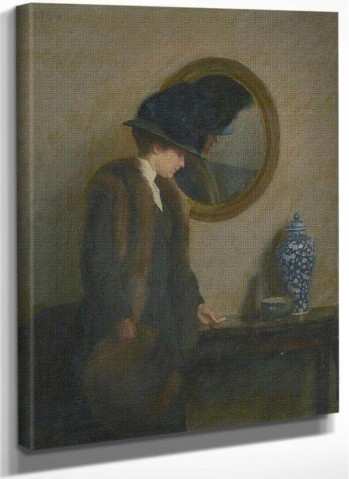 The Visitor By William Mcgregor Paxton Fine Art Print