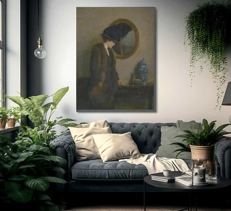 The Visitor By William Mcgregor Paxton Fine Art Print