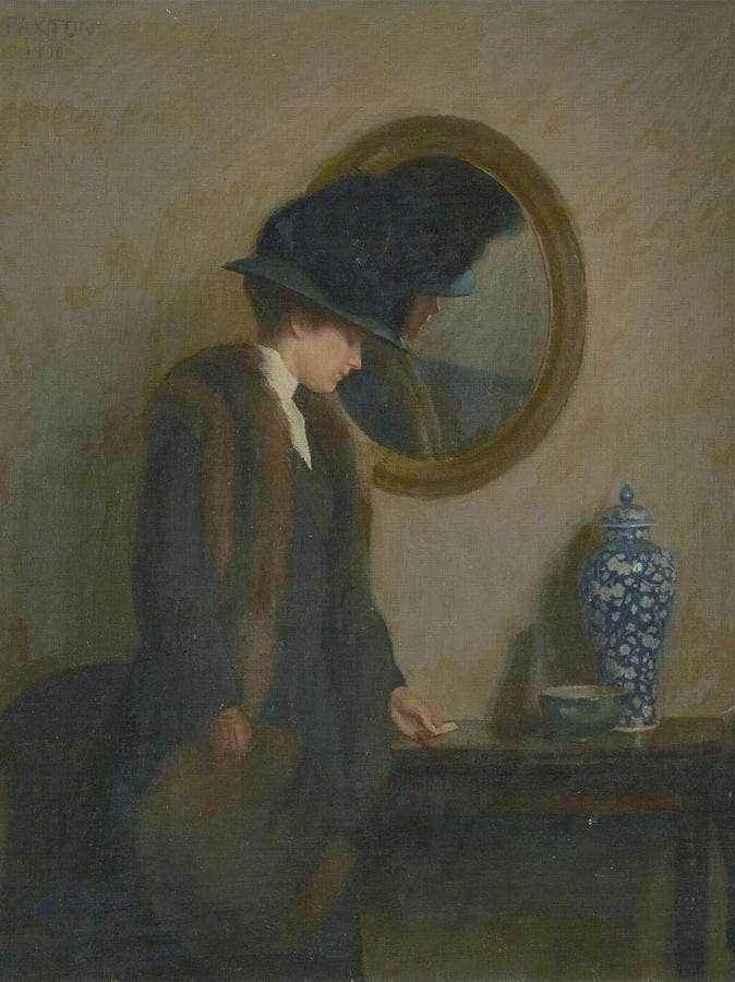 The Visitor By William Mcgregor Paxton Fine Art Print