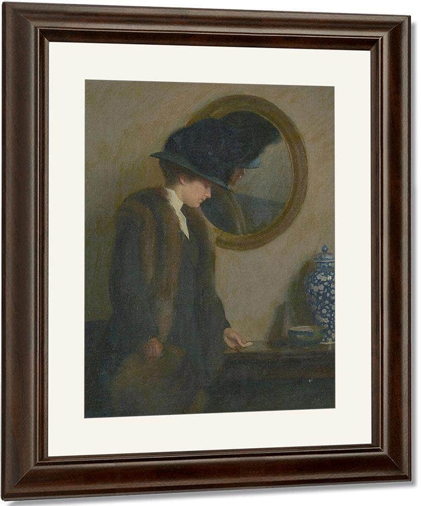 The Visitor By William Mcgregor Paxton Fine Art Print